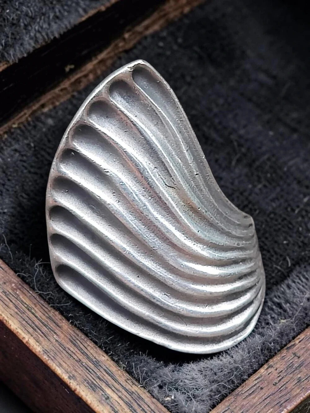 Vintage Sterling Silver Danish Artisan Made Ring